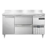 Continental Refrigerator DRA60NSSBS-D, Refrigerated Counter, Work Top