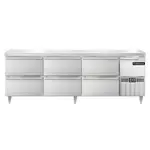 Continental Refrigerator DRA93NSS-D, Refrigerated Counter, Work Top