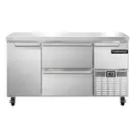 Continental Refrigerator FA60SN-D, Base Worktop Freezer