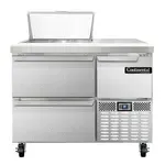 Continental Refrigerator RA43N6-D, Refrigerated Counter, Sandwich / Salad Unit