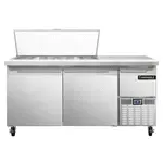 Continental Refrigerator RA68N18M, Refrigerated Counter, Mega Top Sandwich / Salad Unit