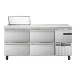 Continental Refrigerator RA68SN8-D, Base Sandwich Unit, Standard Top