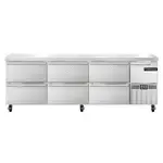 Continental Refrigerator RA93SN-D, Base Worktop Refrigerator