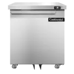 Continental Refrigerator SW27N-U, Refrigerator, Undercounter, Reach-In