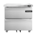 Continental Refrigerator SW32N-U-D, Refrigerator, Undercounter, Reach-In