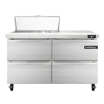 Continental Refrigerator SW48N8C-D, Refrigerated Counter, Sandwich / Salad Unit