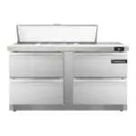 Continental Refrigerator SW60N12C-FB-D, Refrigerated Counter, Sandwich / Salad Unit