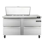 Continental Refrigerator SW60N18M-D, Refrigerated Counter, Mega Top Sandwich / Salad Unit