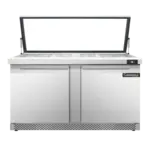 Continental Refrigerator SW60N24M-HGL-FB, Refrigerated Counter, Mega Top Sandwich / Salad Unit