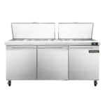 Continental Refrigerator SW72N27M, Refrigerated Counter, Mega Top Sandwich / Salad Unit