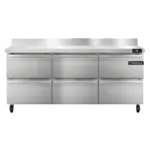 Continental Refrigerator SW72NBS-D, Refrigerated Counter, Work Top