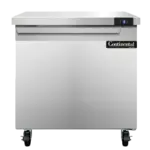 Continental Refrigerator SWF32N, Freezer Counter, Work Top