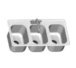 Eagle Group SR14-16-9.5-3, Sink, Drop-In