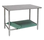 Eagle Group T2472STB-L1, Work Table, 63" - 72", Stainless Steel Top