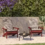 Flash Furniture , 2-JJ-C14501-CSNCR-RED-GG, Patio Chairs