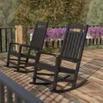 Flash Furniture 2-JJ-C14703-BK-GG, Patio Chairs