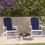 Flash Furniture 2-JJ-C14705-CSNBL-WH-GG, Patio Chairs