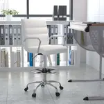 Flash Furniture GO-2286B-WH-GG, Office Stools