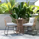 Flash Furniture TW-VN01516-NAT-LGY-GG, Patio Sets