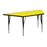 Flash Furniture XU-A2448-TRAP-YEL-H-P-GG, Activity Tables