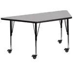 Flash Furniture XU-A3060-TRAP-GY-T-P-CAS-GG, Activity Tables