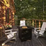 Flash Furniture YO-GYM80015-BK-GG, Firepits