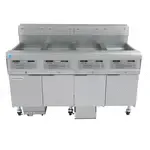 Frymaster 4FQG30U w/ easyTouch, Fryer, Gas, Multiple Battery