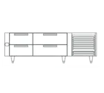 Garland/US Range UN17C120, Equipment Stand, Refrigerated Base