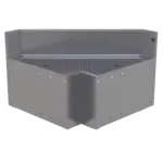 Glastender CILB-LN, Underbar Inside L-Shape Corner Drainboard