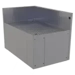 Glastender CIR-19/30L, Underbar Inside Rectangle Corner Drainboard