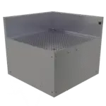 Glastender CIR-24/24, Underbar Inside Rectangle Corner Drainboard