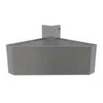 Glastender COLB-LN, Underbar Outside L-Shape Corner Drainboard