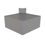 Glastender COLB, Underbar Outside L-Shape Corner Drainboard