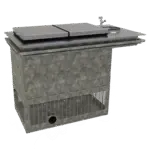 Glastender DI-FR36-DW-FL, Ice Cream Dipping Cabinet, Drop-In