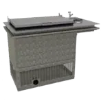 Glastender DI-FR36-DW, Ice Cream Dipping Cabinet, Drop-In