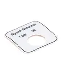 Hobart 00-478296, Replacement Parts, Equipment Hardware, Labels