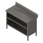 John Boos EBOS6R5-2460, Work Table, Cabinet Base Open Front
