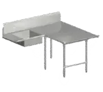 John Boos SDT6-L7048SBK-R, Dishtable, Soiled "L" Shaped