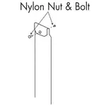 Kason® , 401SC8080090, Replacement Parts, Equipment Hardware, Equipment Doors and Door Hardware