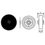 Mavrik 1201061, Replacement Parts, Equipment Hardware, Casters and Legs