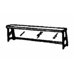 Piper Products PGH-86, Sneeze Guard, Stationary