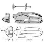 Premco PR102-S-6-1/2-G, Replacement Parts, Equipment Hardware, Hinges, Latches, Mounting brackets, clips
