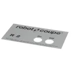 Robot Coupe , 400538, Replacement Parts, Equipment Hardware, Labels