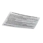 Stoelting 324509, Replacement Parts, Equipment Hardware, Labels