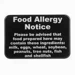TableCraft Products , 10481, Restaurant Compliance Signs