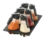 TableCraft Products N481BK, Salad Dressing Dispenser Set