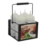 TableCraft Products SBC4, Condiment Caddy, Countertop Organizer