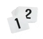 TableCraft Products TN100, Table Numbers Cards