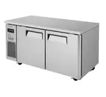 Turbo Air JURF-60-N, Refrigerator Freezer, Undercounter, Reach-In