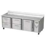 Victory Refrigeration VWRD93HC-4, Refrigerated Counter, Work Top